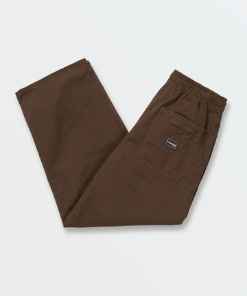 Volcom Big Boys Outer Spaced Elastic Waist Pants - Dark Brown